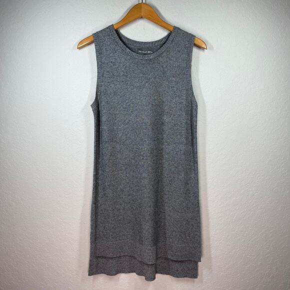 Women's Michael Stars Sleeveless Gray Sweater Dress Size Small NEW - Picture 3 of 8